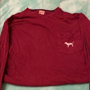 Pink maroon long sleeve